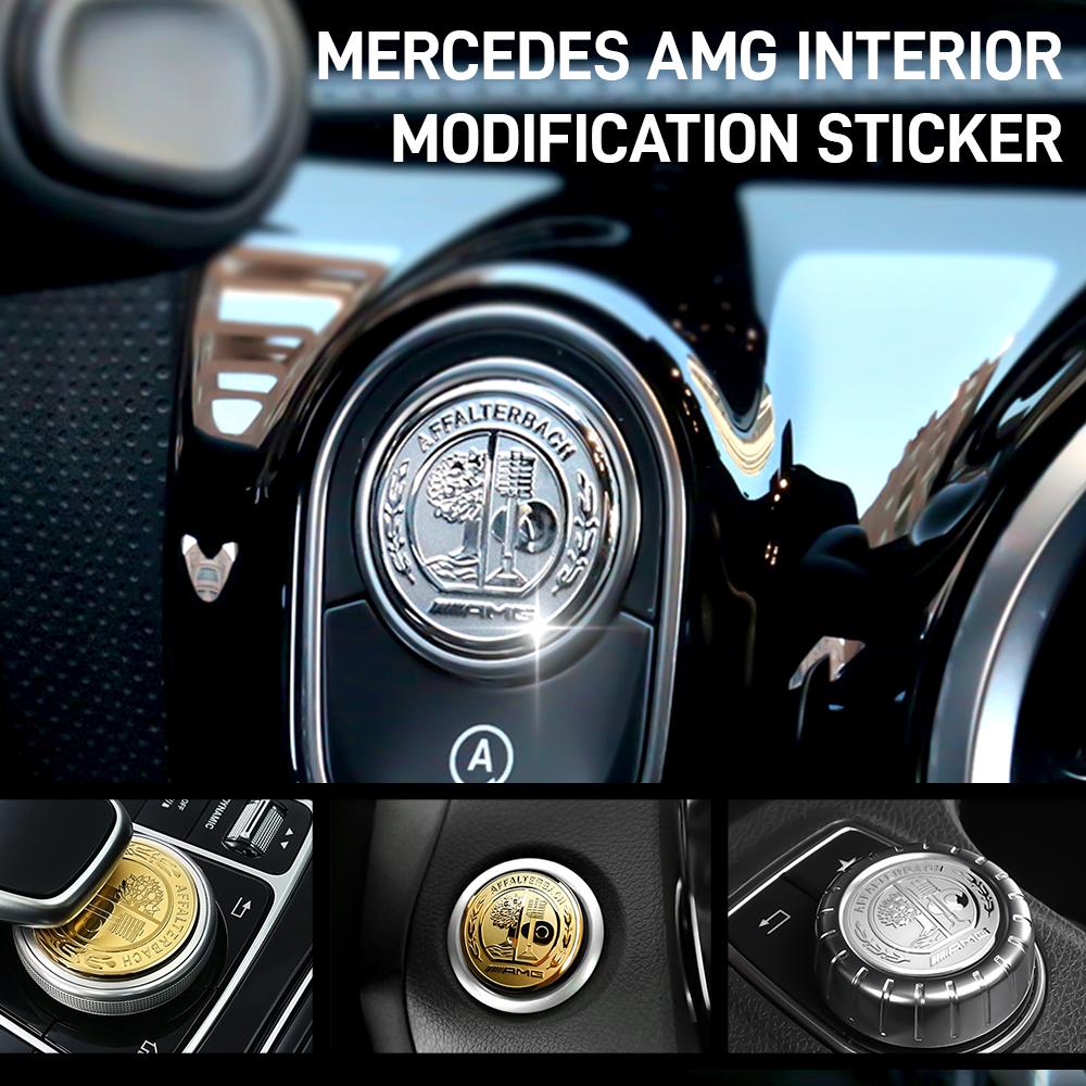 Car Interior Console Mouse Button Sticker Multimedia Interior Decal For Mercedes Benz W204 W205 W211 Amg W212 W213 W210 W177W210