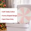 Creative Pink Round Candy Plush Pillow - Christmas Cushion Decoration