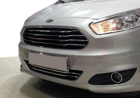 

Накладки на решітку OmsaLine (2014-2018, 4 шт, нерж) для Ford Courier