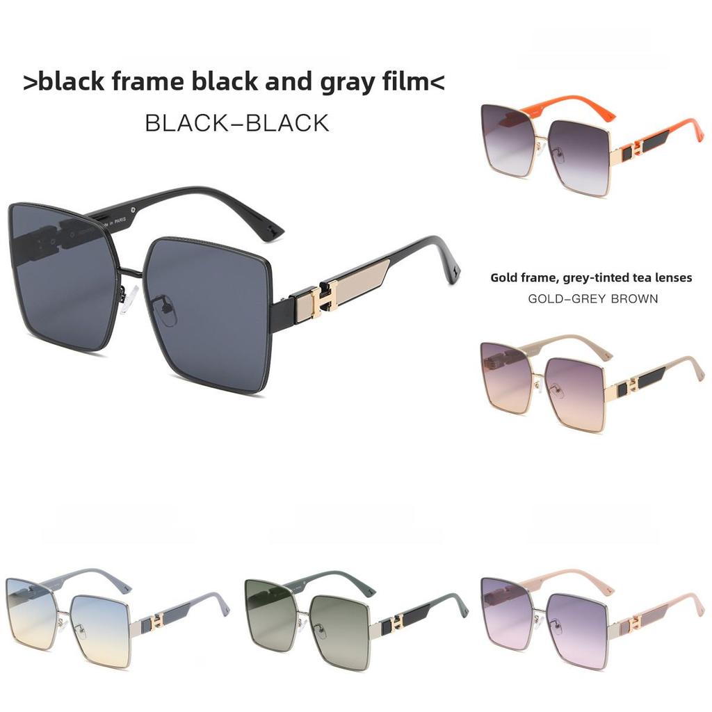 Summer Uv400 Female Square Sunglasses With Blue Pc Lenses For Fashion And Travel