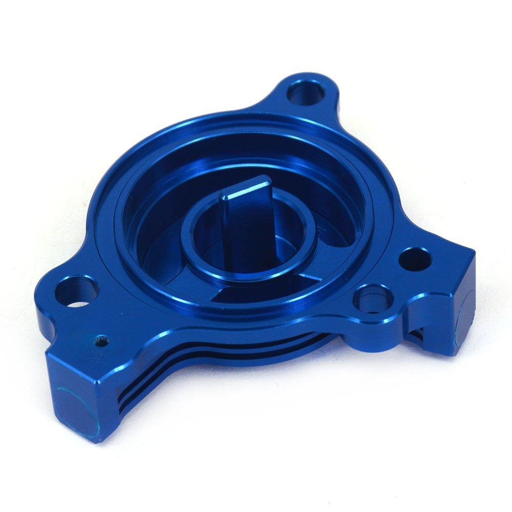 JFG RACING M10 x 1.25 Magnetic Oil Drain Plug Bolt with Sealing Washer for YZ125/125X/250F/250FX/450F/450FX WR250F/450F DRZ400S/E/SM Dirt Bike Blue