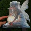 Acrylic Fairy Mini Figurine Cute Creative Garden Floor Plugs Waterproof Catching Light Ball Design