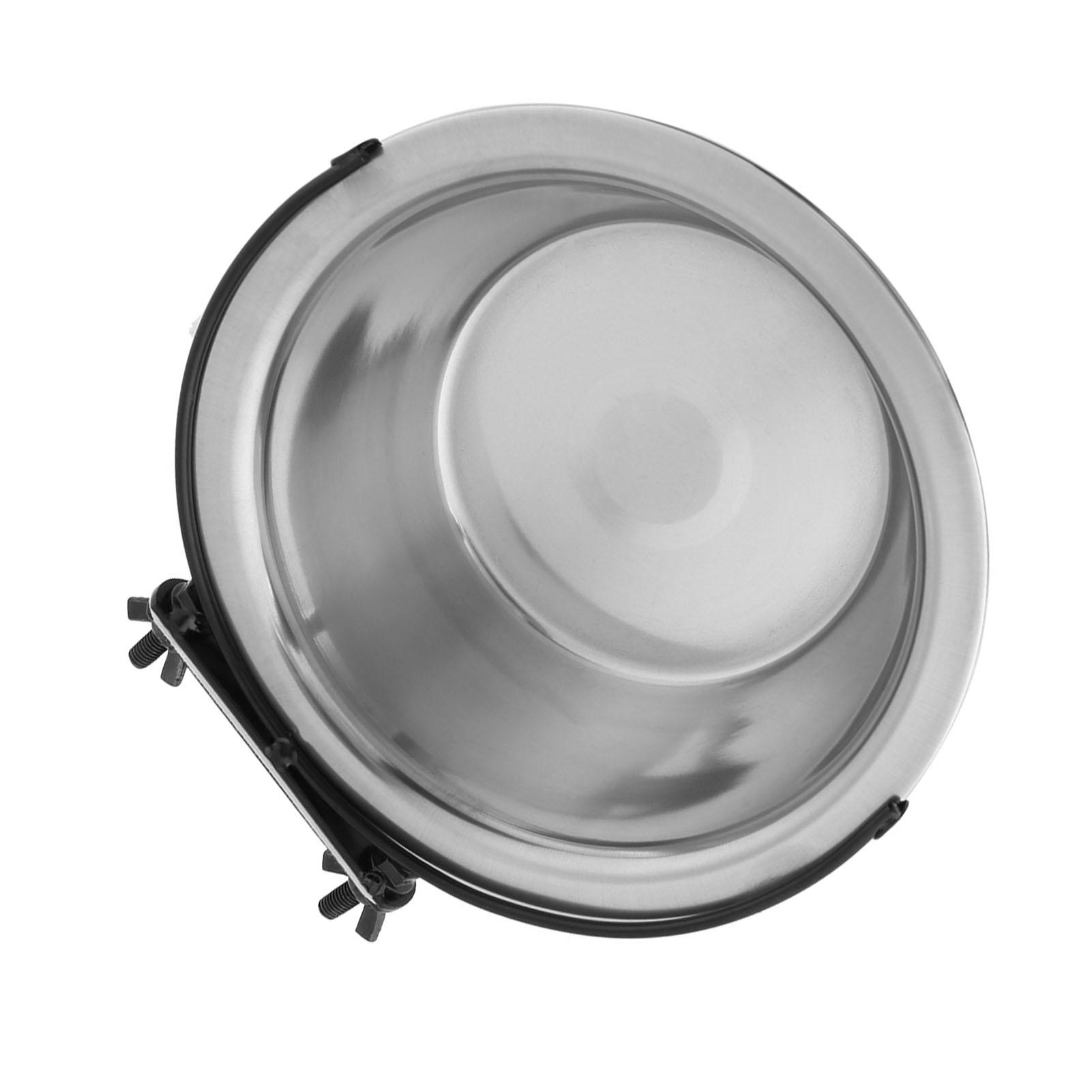 Dog Bowl Diner Dish Stainless Steel Hanging Medium Small Pet Puppy Cat Food Water Feeder L
