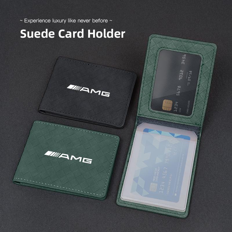 CAR DRIVE CERTIFICATE COVER AUTO DRIVER'S LICENSE WALLET KEYCHAIN for Mercedes Benz AMG W203 W204 W205 W209 W210 W211 W212 W1
