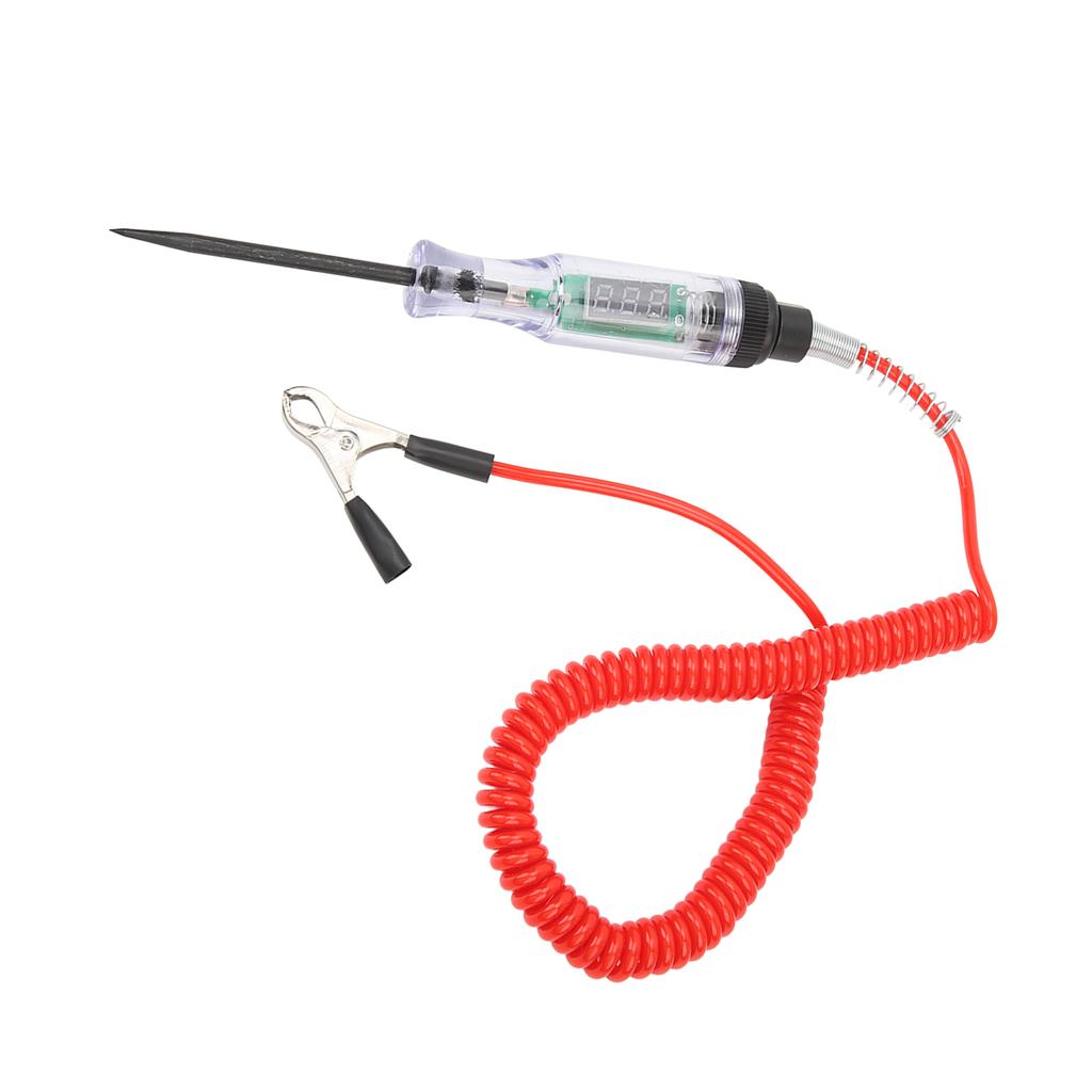 Car Electric Circuit Tester DC3‑36V Range Insulation Protection Flexible Cable Durable for Automotive
