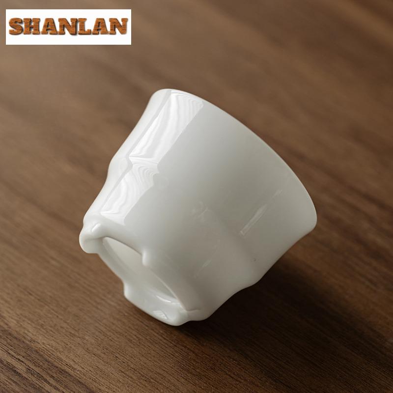 Ice Seed Jade Porcelain Tea Separator Infusor Retro Tea Strainer Dispenser Tea Making Tea Filter Tea Ceremony Supplies Ornaments