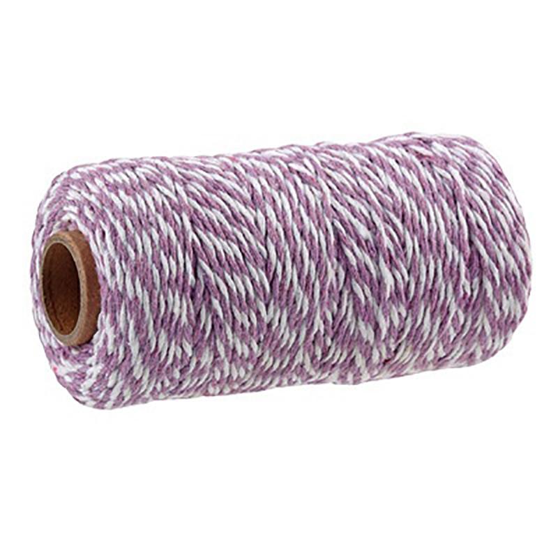 Ficelle de coton de boucher de 2 mm d'épaisseur pour la préparation de la viande, pour attacher la dinde, le barbecue, la viande, les saucisses, 100 mètres