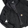 Carhartt Mainline J130 Zahustená Praná Plátenná Pracovná Bunda s Kapucňou