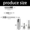 Professional Stainless Steel Handle Cordless Drill Adapters with Socket Bit Attachment Trailer Jacks Drill Adapters