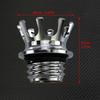 Motocykl Pokrywa Zbiornika Paliwa Korona Czarny/Złoty/Chromowany/Brązowy Nakrętki Paliwa Do Harley Sportser XL883 1200 Touring Dyna Softail FLS FXBB