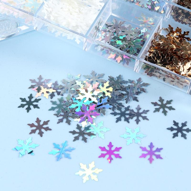 Special Gift for Kids&Adults 1 Set Accessories Girls Party Favor Toys Creative Supplies Christmas Nail Sequins