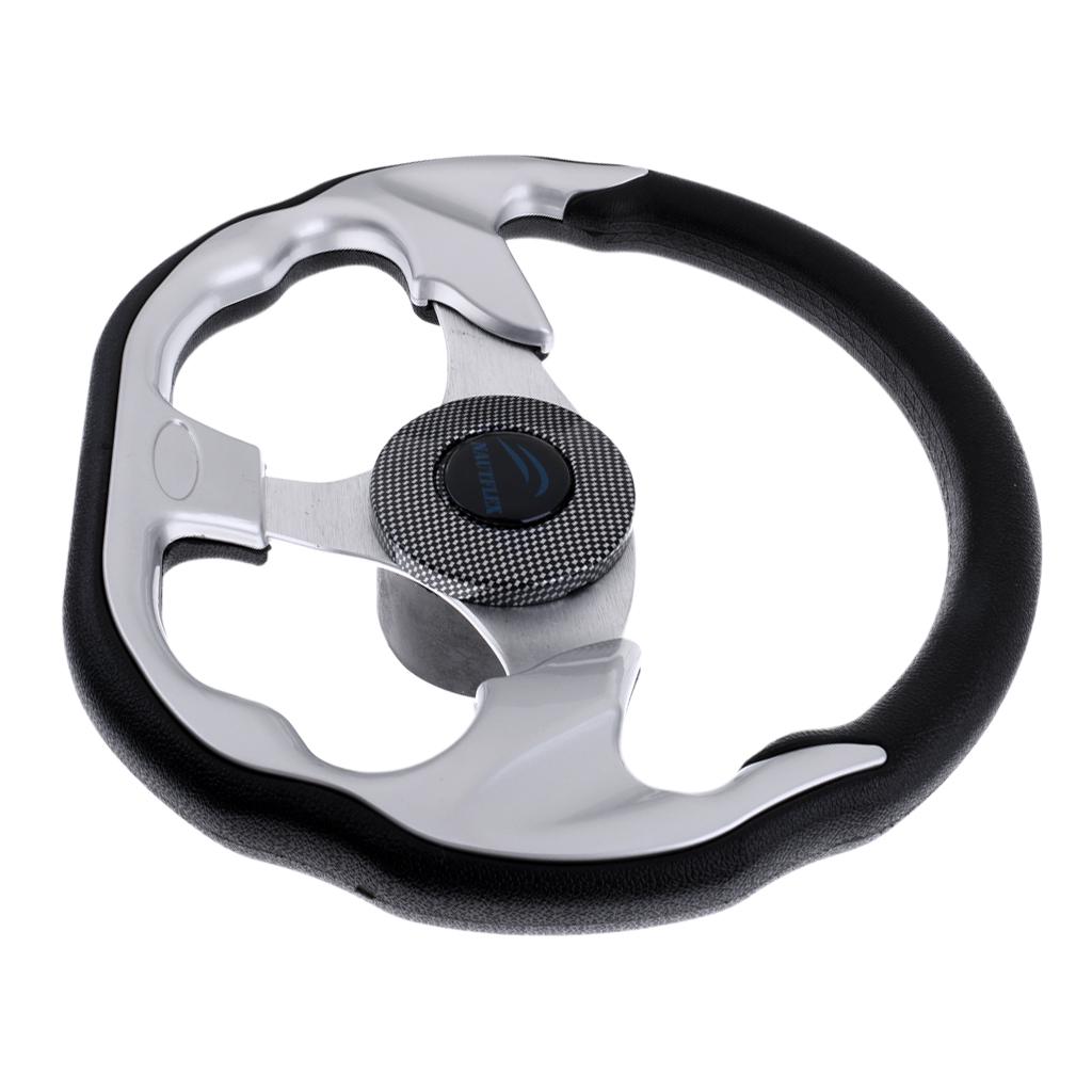 310mm/12" Aluminum D Shape Marine Boat Steering Wheel 3/4" Key Way Tapered 310mm/12" Aluminum D Shape Marine Boat Steering Wheel 3/4" Key Way Tapered