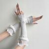 Elegant White False CUFFS SLEEVES Chic Wrist DECORATIONS