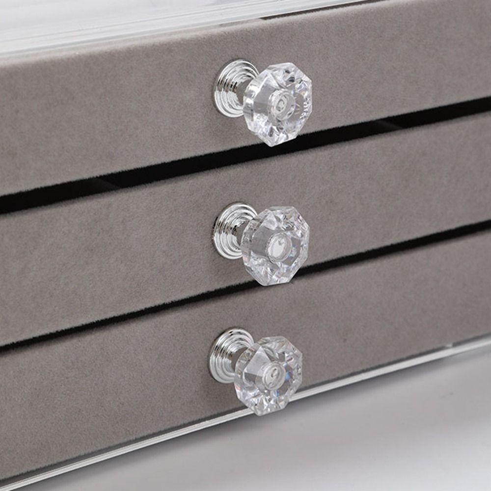 Large Capacity Acrylic Jewelry Organizer Stackable Drawer Jewelry Box Jewelry Display Box  Desktop