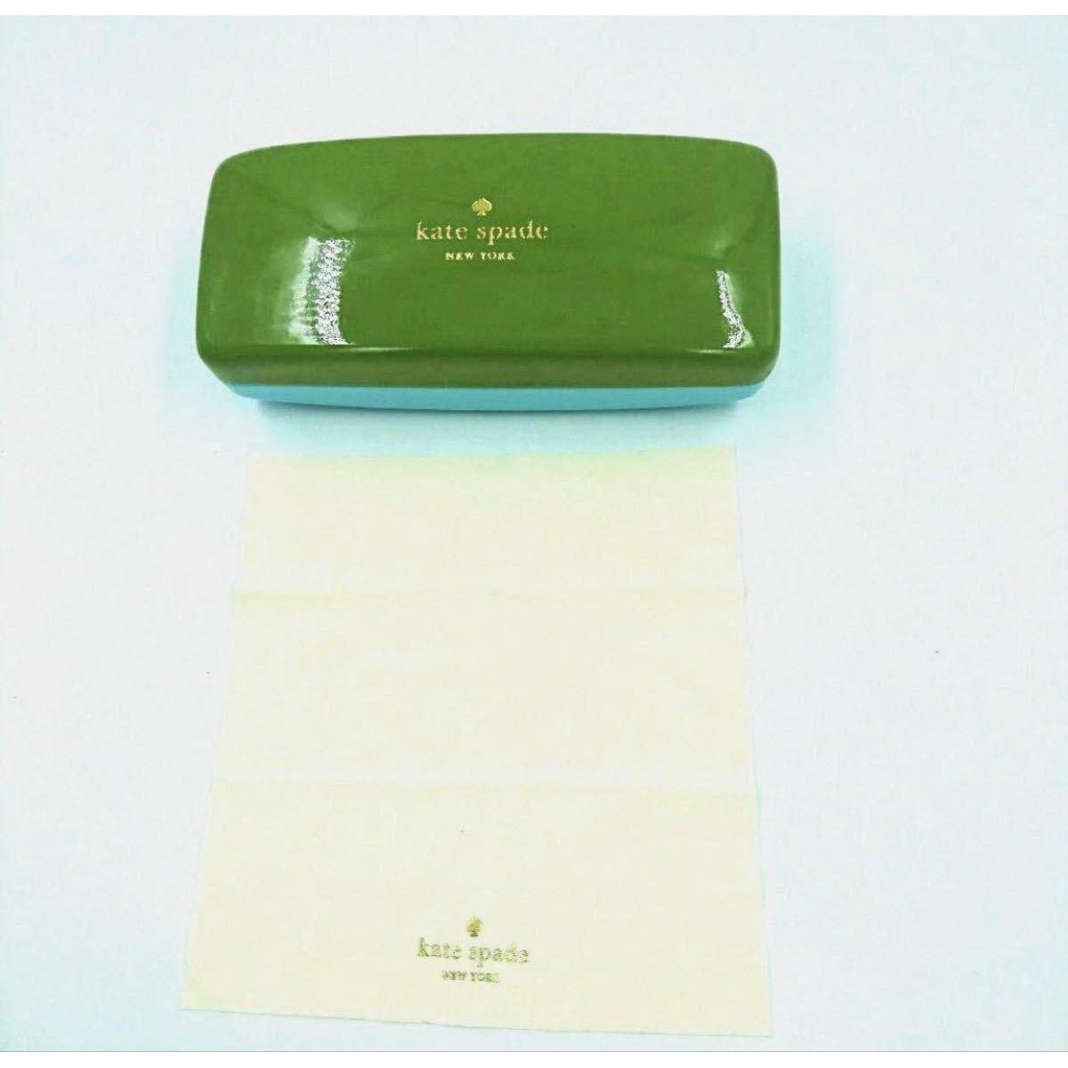 Used kate spade new york sunglasses/glasses case (large size) with lens cloth