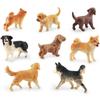 Charming Mini Dog Figurine Collection Realistic Pvc Husky Golden Retriever Shiba Inu Model