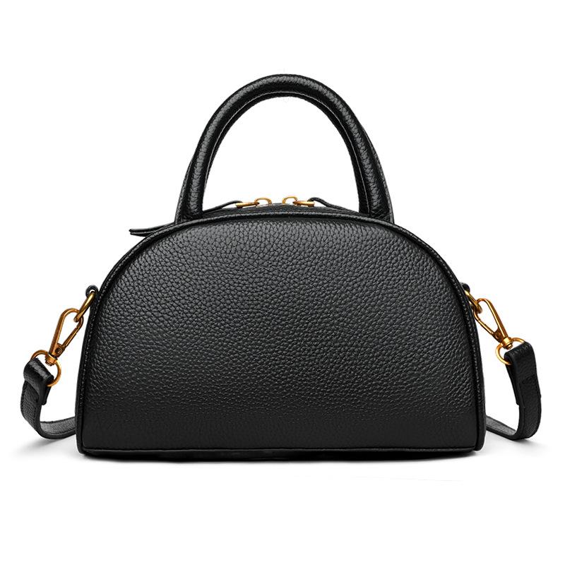 

Genuine Leather Women s Bag Fashionable Casual Large Capacity Bucket Bag Single-shoulder Crossbody Bag