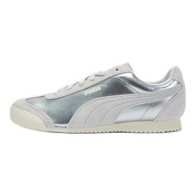 Turino Bequeme Weiche Niedrige Freizeit-Laufschuhe Damen Sneaker Silber Grau 406755-01