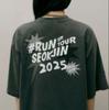 [USED] Official Sold Out RUNSEOKJIN Tour T-Shirt, Dark Gray, BTS Jin