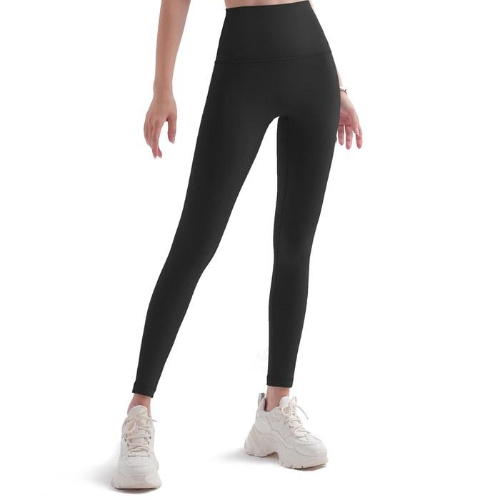 [IRCOLVE] Leggings Fleece-Lined Yoga Pants Women s Autumn/Winter Warm High-Waist Yoga Leggings Sports Tights 9/10 Length Cotton Thick