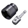 Universal Scissor Car Jack Adapter Rv Stabilizer Jack Drill Adapter Car Disassemble Tool Steel Ball Joint Rod Impact Wrench Tool