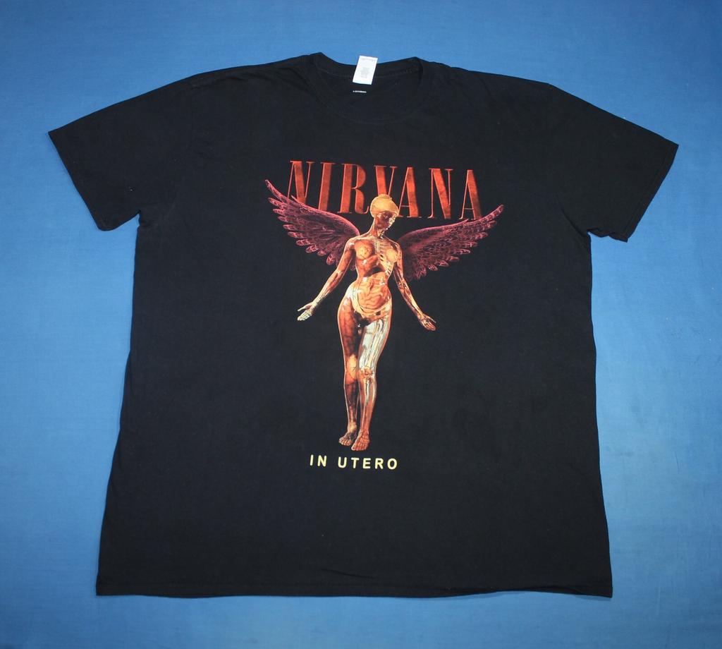 2019 Nirvana Shirt In Utero Grunge Band Men Tee 2XL