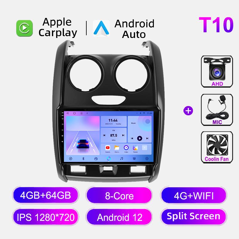 Car Radio For Renault Duster 2015-2020 Lada Largus 2025 Android Carplay Multimedia Video Player  Audio Navigation GPS Head Unit