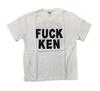 PIZZA OF DEATH T-shirt KEN YOKOYAMA/FUCK KEN TEE/WHITE XL