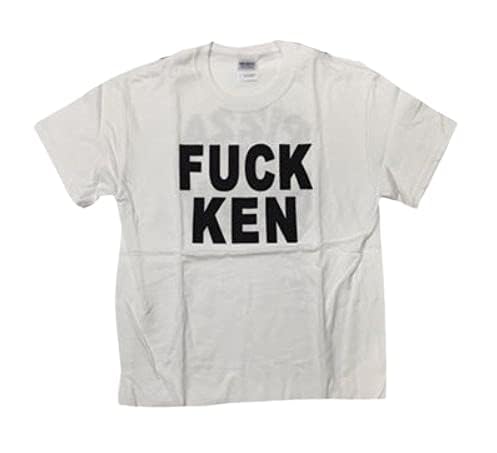 PIZZA OF DEATH T-shirt KEN YOKOYAMA/FUCK KEN TEE/WHITE XL