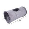 YOASONEK Cat Tunnel, Cat Toy, Tunnel Hole, Popular Pet Toy, Exercise Relief, Foldable, Stylish, Easy to Store, Stress Relief (Gray)