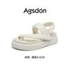 Augustine platform sandals women's wear 2025 new summer toe beach with skirt sandals sports soft sole