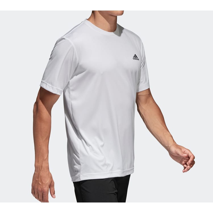 adidas T Shirts Men's Crew Neck Moderate Straight Fit AZ4077