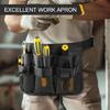 Extra Capacity Tool Apron For Gardeners Reinforced Cloth Multi Functional Pockets Comfort Fit Waist Belt