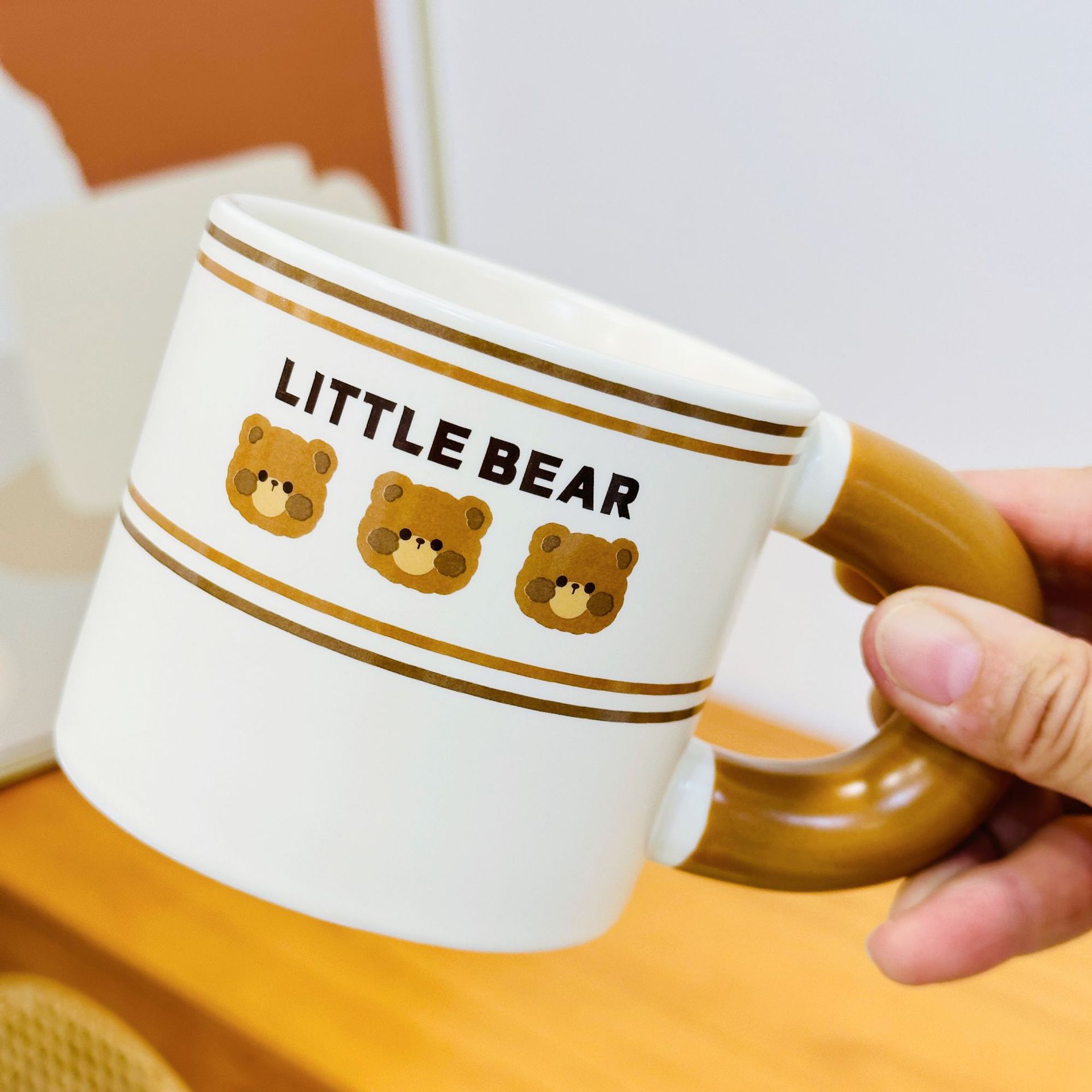 

Animal Texture Ceramic Cup High Temperature Resistance Coffee Mug Personalized Relief Mug Large Volume Souvenir Water Drinking Cup for Home Use Use 360ML