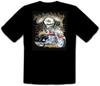26 T-shirt Noir Kustom Rockabilly Live To Ride Harley Chopper Personnalisé pour Vélo -315- T-shirt Unisexe