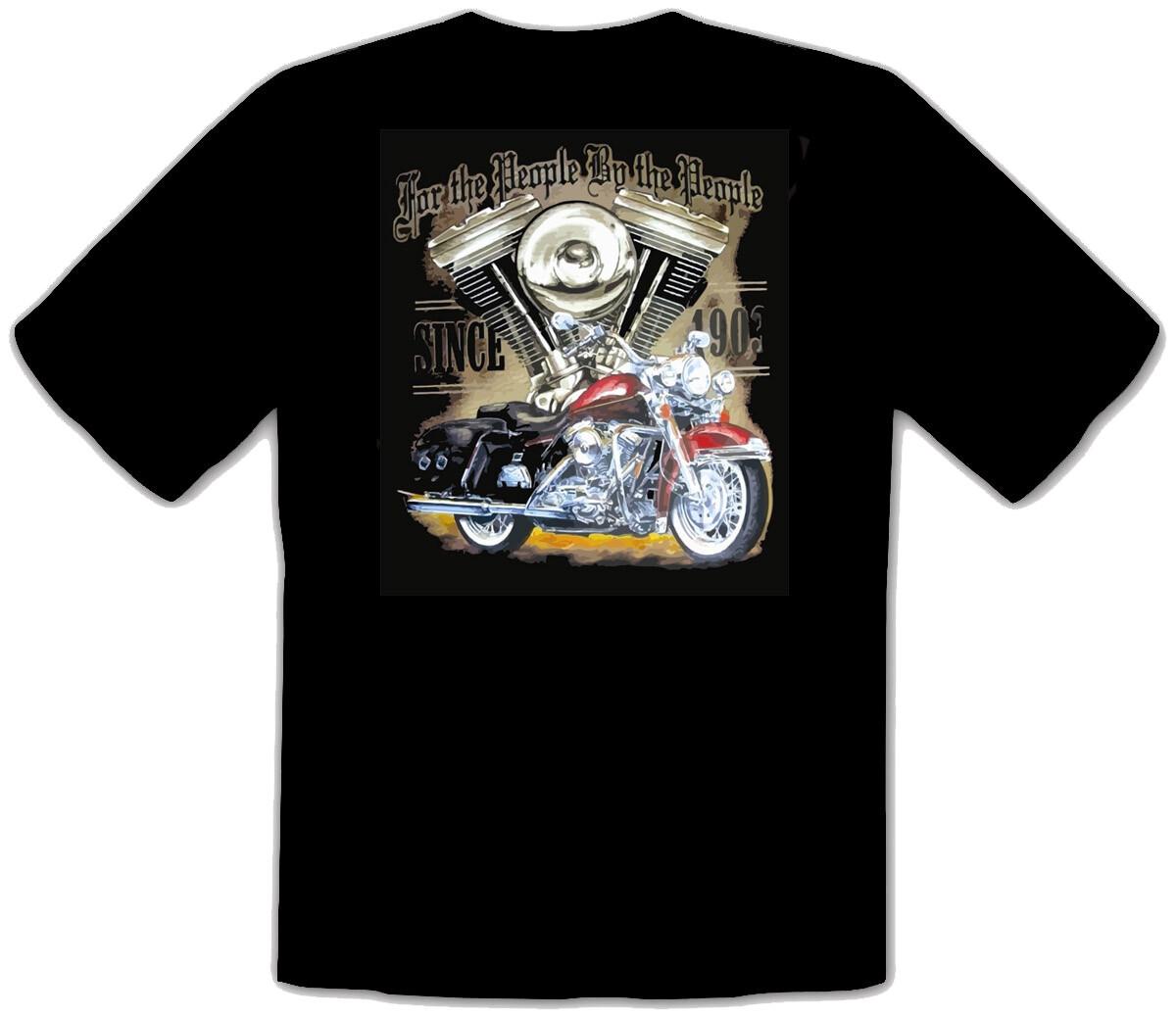 26 Кастомная футболка Kustom Rockabilly Live To Ride Harley Chopper Черная -315- Унисекс S разноцветный