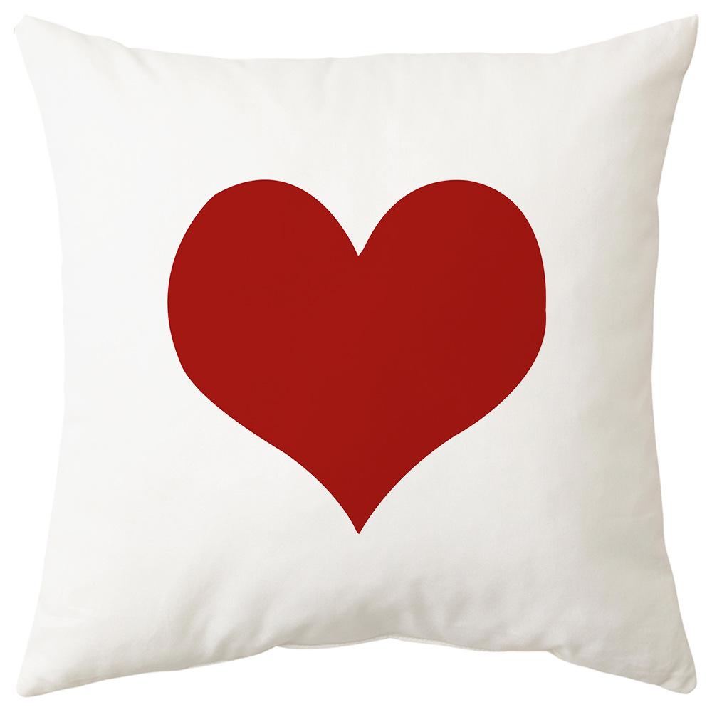 Wedding Pillow with Chinese Trendy Words Wedding Sofa Bedside Double-sided Printed Cushion Cushion New Chinese Style