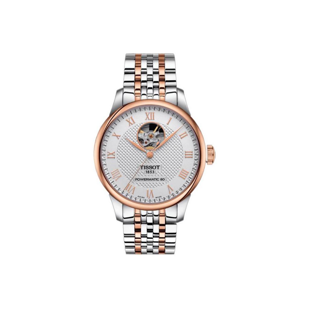 Tissot Automatik-Mechanikwerk 30m Wasserdichtigkeit Herrenuhr 39,3mm Silbernes Zifferblatt T006.407.22.033.02