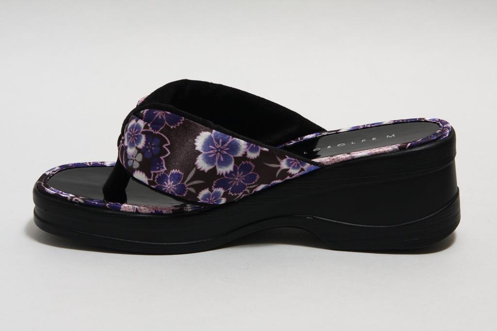 Hasegawa Japanese Cherry Blossom Urethane Made In Approximately 6cm Navy Size M Sandals, Sole, Japan, Heel, Blue,
