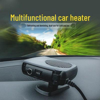 12V Electric Car Heater & Windshield Defroster - Hot & Cold Air Blower