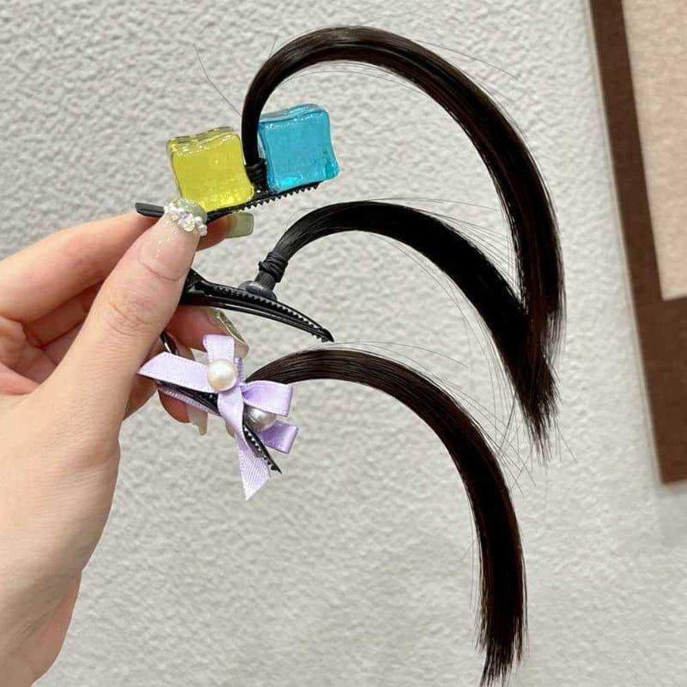 Ahoge Styl Pokrývka hlavy Sponky do vlasů Anime Drápek do vlasů Sladký Úchyt na paruku Doplňky pro dívky