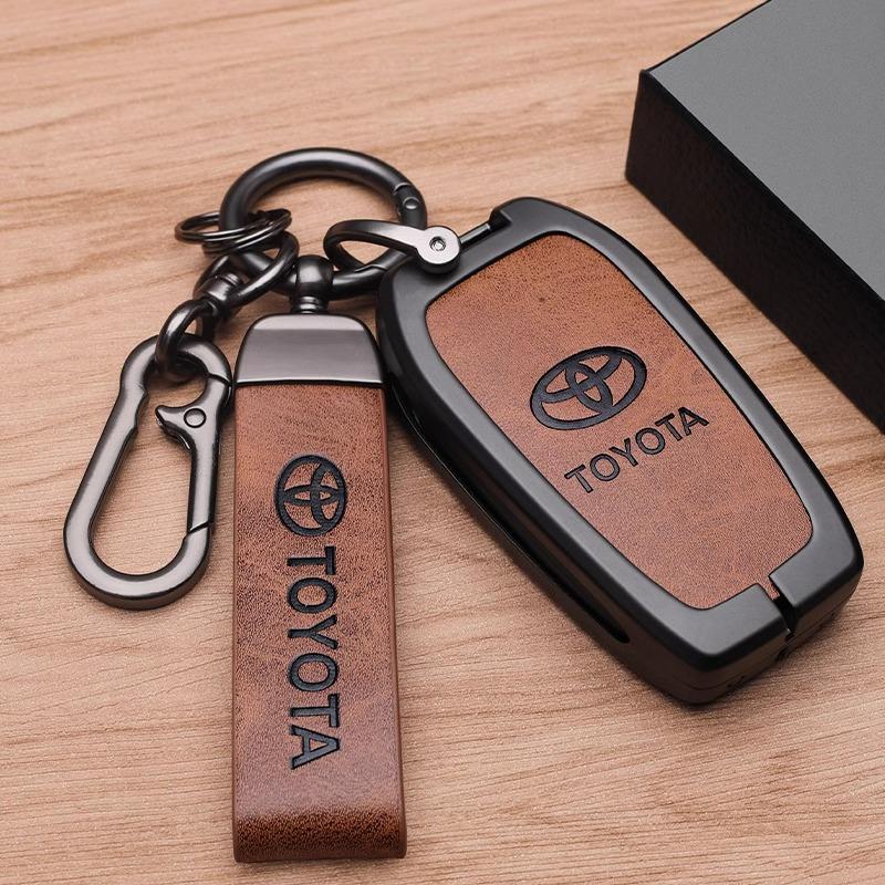 AOP1 Car Remote Key Case Cover for Toyota GR RAV4 Crown Hilux Fortuner Corolla SE 2023 Camry Yaris Land Cruiser Prado Venza Accessory
