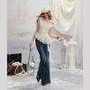 UNIFREE Cowl Neck Bow Strap Chiffon Top