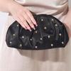 Clutches Purses for Women Dumpling Bags Evening Handbag Beaded Ruched Cloud Purses