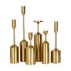 6-Piece Metal Plated Candle Holder Wedding Set