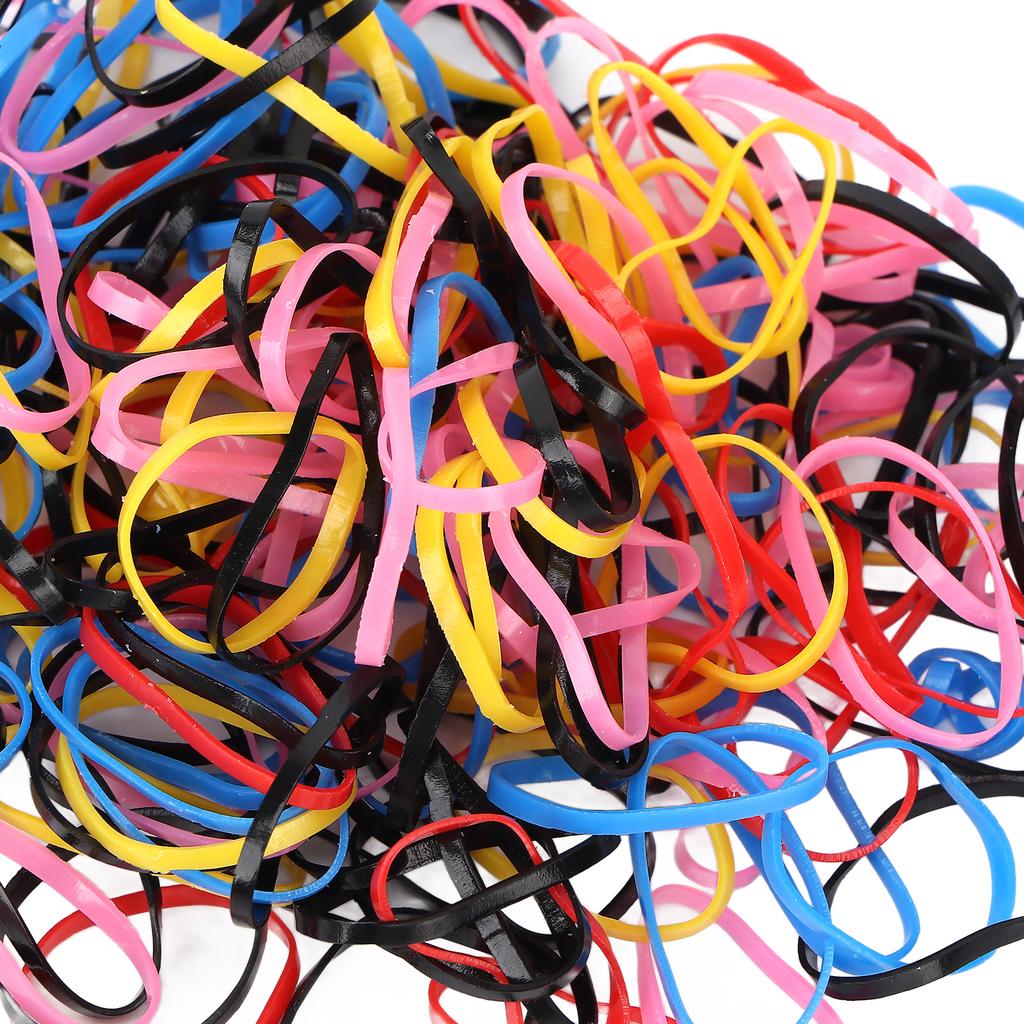 Rubber Bands Colored High Elasticity Strong Hair Loop Disposable Small Rubber Band