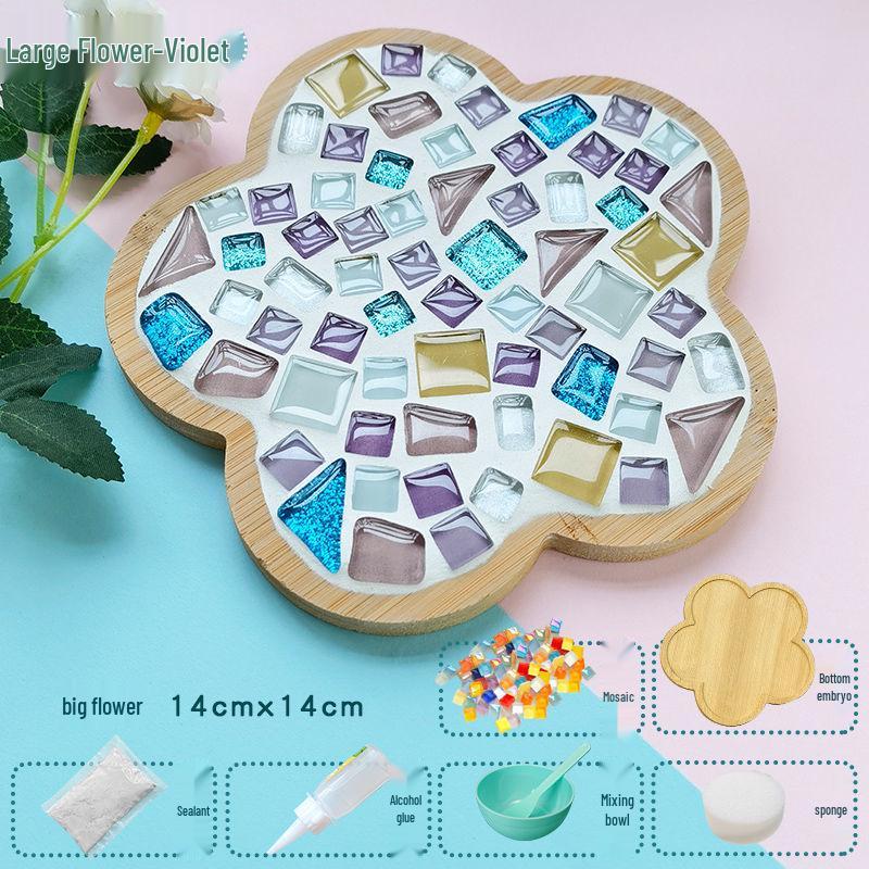 Handmade Mosaic Coaster DIY Kit for Students – Perfect for Mother's Day & Kindergarten Activities