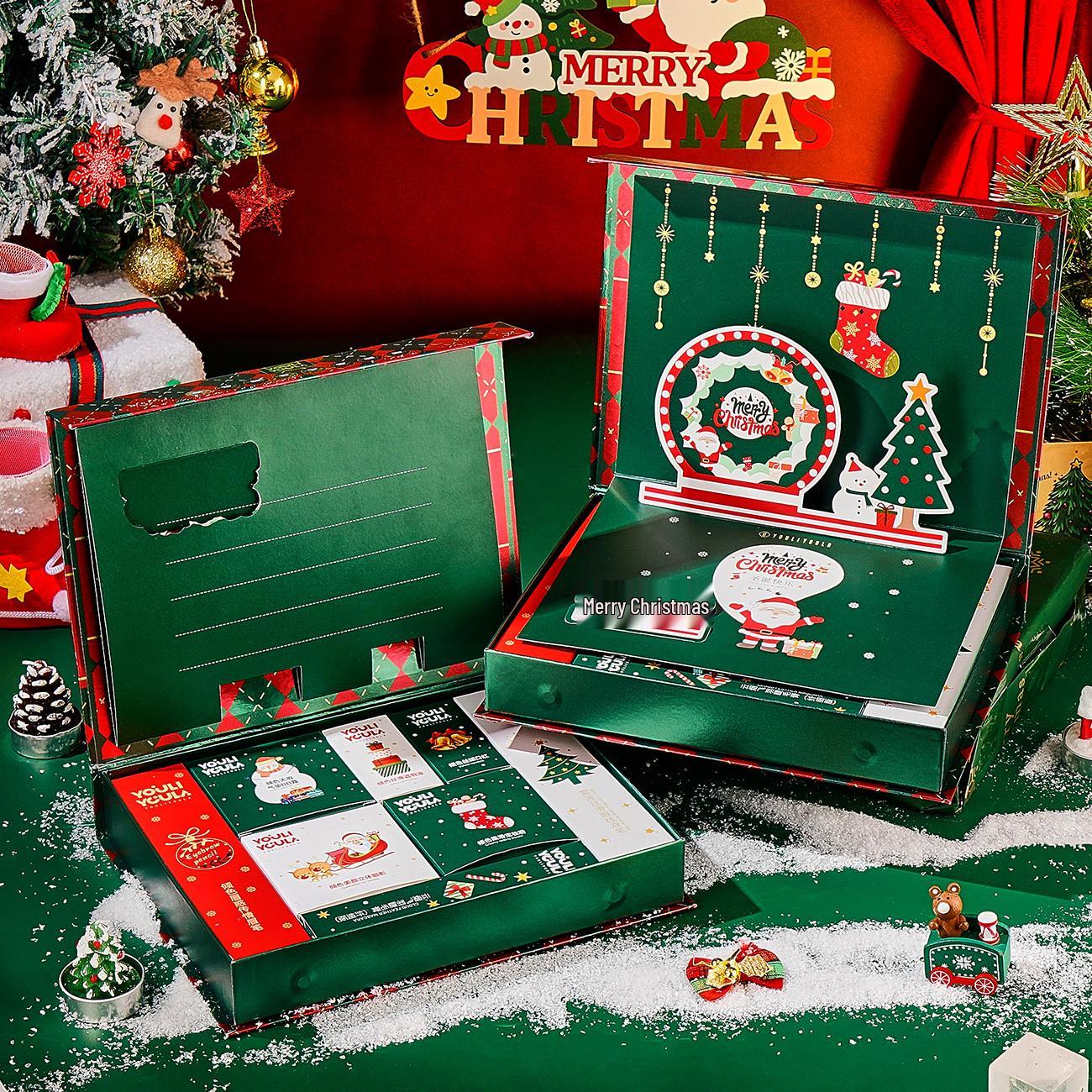 

Набор для макияжа из 8 предметов: Идеальный рождественский и новогодний подарок для женщин - Включает грязь для губ и помаду.