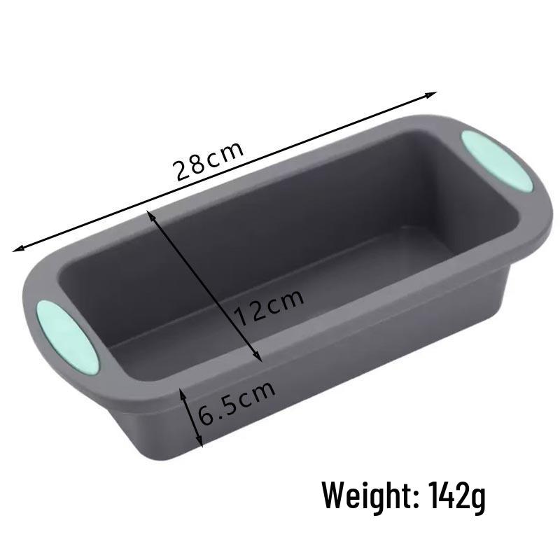 High-Temperature Resistant Silicone Cake Mold – Easy Release for Chiffon, Toast, Cookie, and Muffin Baking