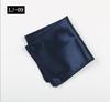 Solid Color Glossy Pocket Towel Handkerchief Suit Black Red High-Density Small Square Towel Chest Towel